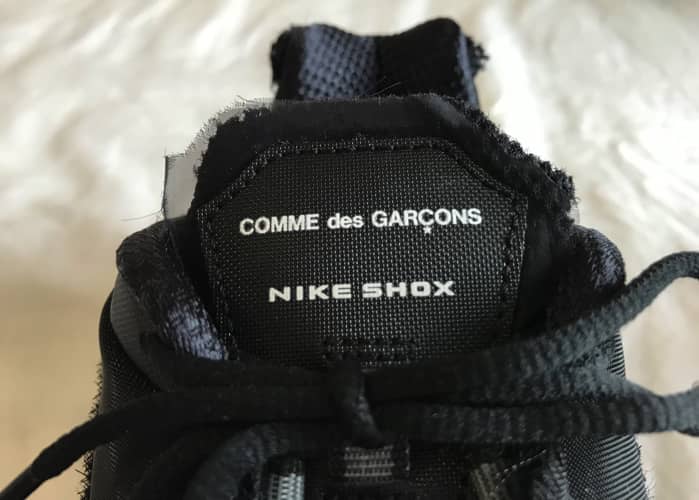 COMME-des-GARCONS-Nike-Shoxのタン